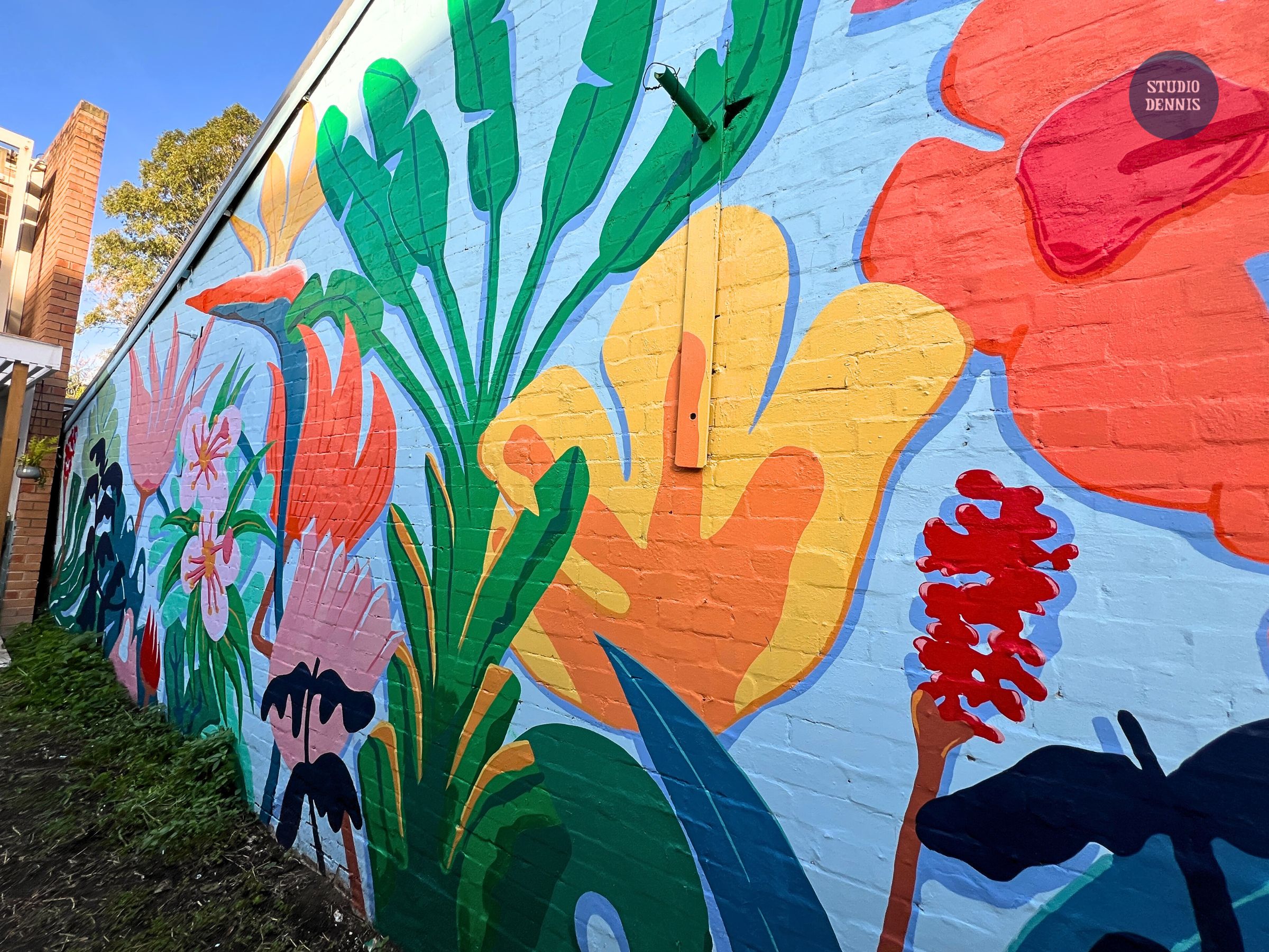 Studio Dennis Alexandria Jungle Mural
